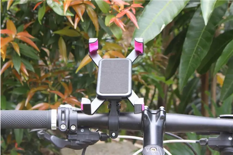Супер Противоскользящий Универсальный 360 Вращающийся велосипедный держатель для телефона Подставка для руля кронштейн для смартфона