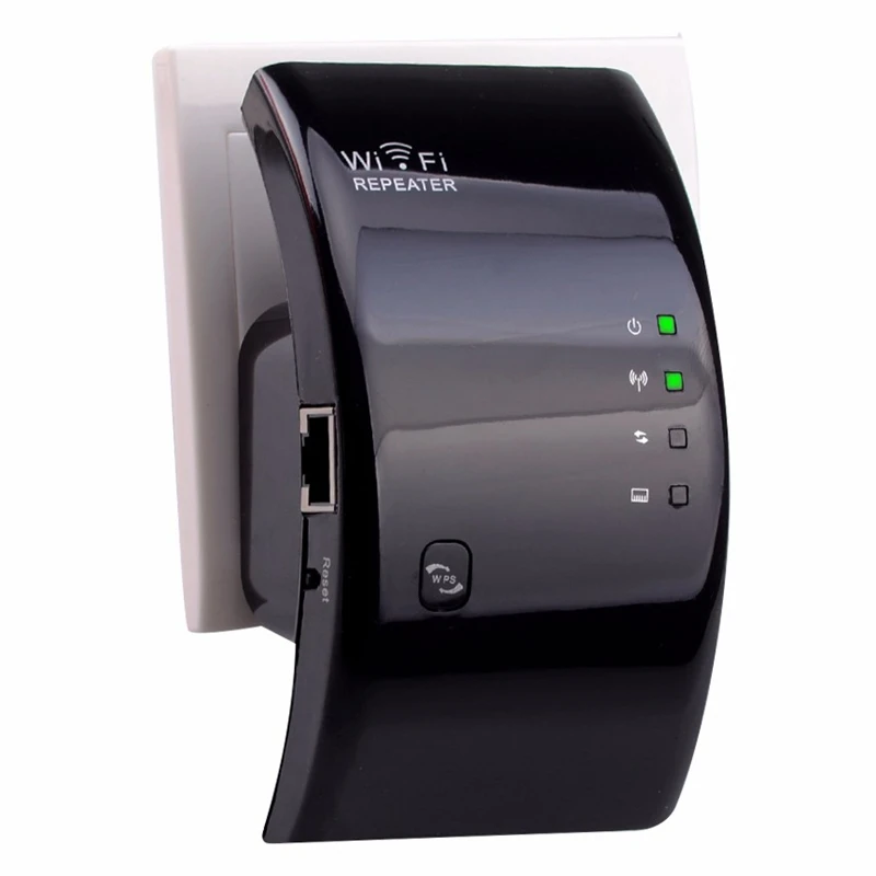 Wifi маршрутизатор ретранслятор 802.11N/B/G Компьютерная сеть расширитель беспроводной 300 м усилитель сигнала (ЕС штекер)