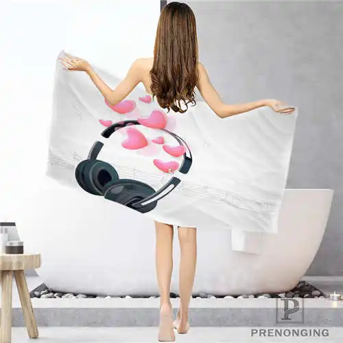 Face or Bath Towel Заказная Нотная запись(1) тряпка для ванной комнаты полотенце s полотенце для лица/банное полотенце для душа Размер s 33x74 см/72x143 см#18-12-16-01-35 - Цвет: Face or Bath Towel