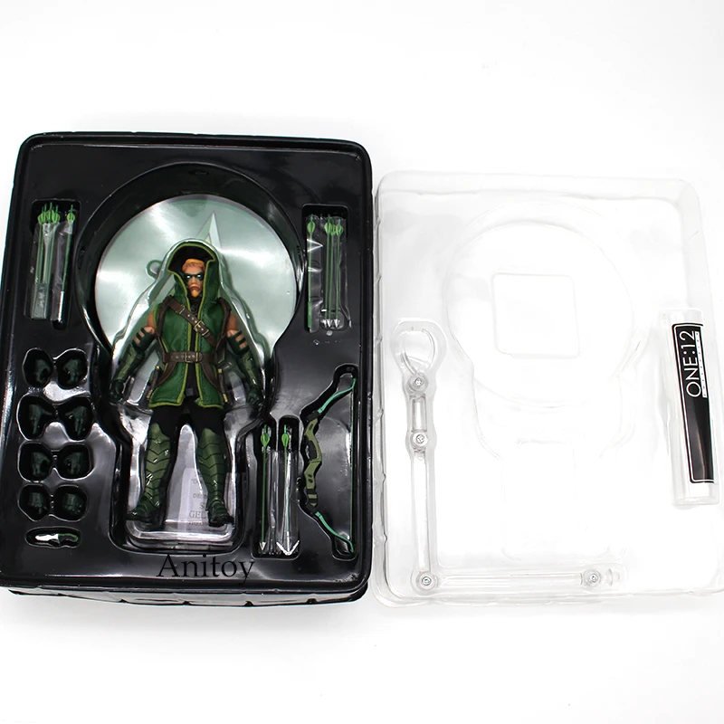 MEZCO Зеленая Стрела 1/12 Масштаб ПВХ фигурка Коллекционная модель игрушки 17 см