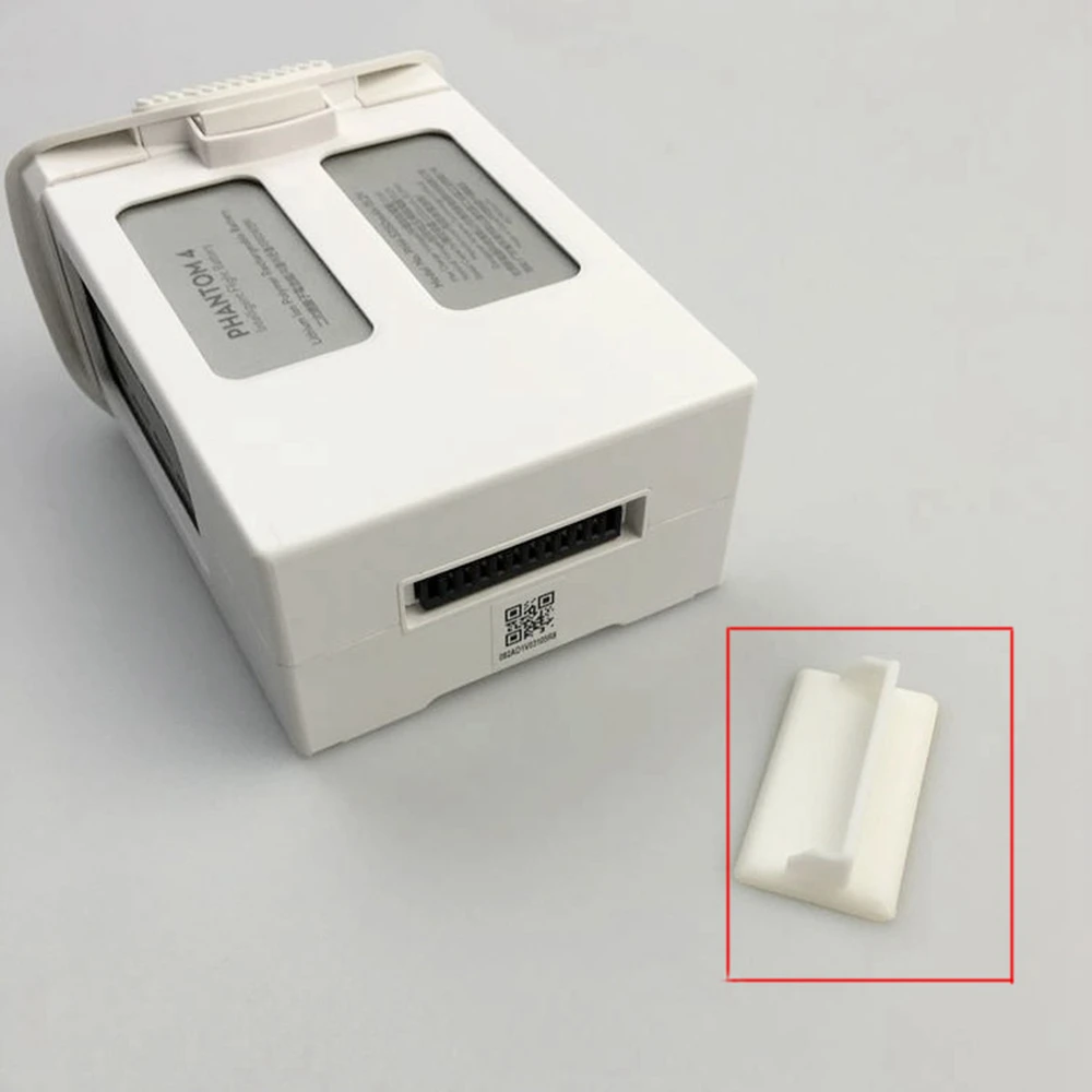 MLLSE Батарея Зарядное устройство Plug Порты и разъёмы Защитная крышка Кепки 3D печатных и мягкие Пластик Замена подходит для DJI Phantom 4 AA3487-AA3488