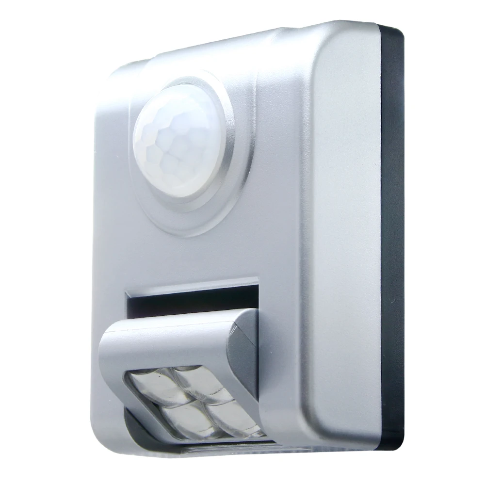 

Wireless Auto ON/OFF Motion Sensor Night Light 4LED Battery Powered Indoor Lighting for Cabinet Drawer Staircase Corridor Garage