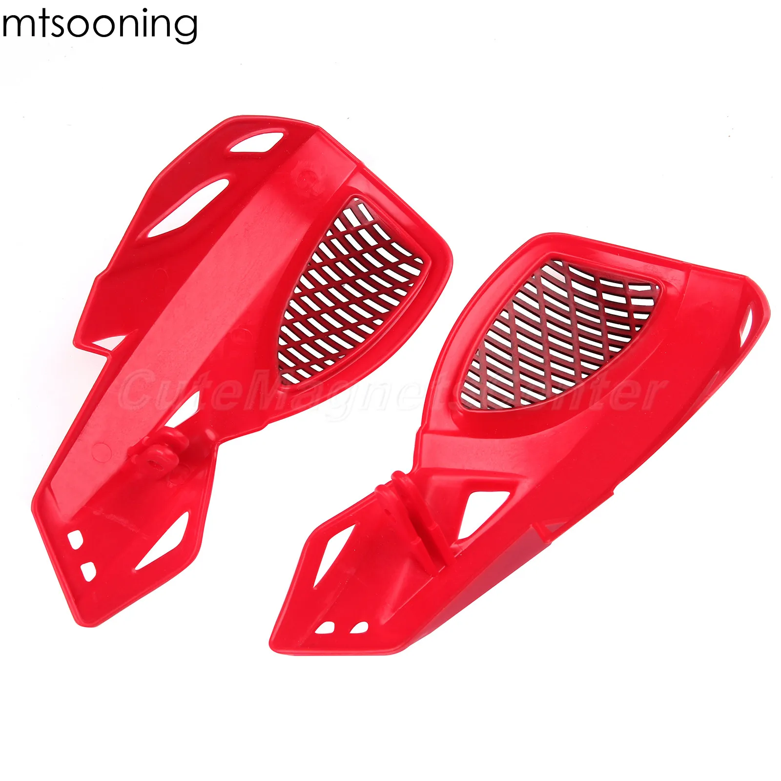 Mtsooning Красный 22 мм мотоцикл руль Handguard защита рук протектор для Honda Yamaha KTM SX EXC XCW SMR Kawasaki Suzuki