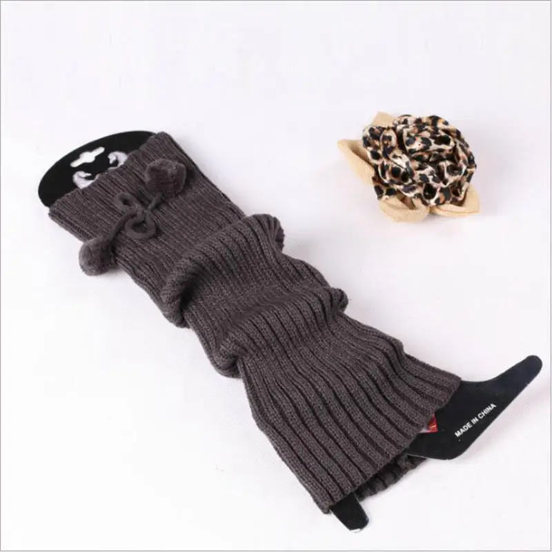 

Knitted Leg Warmers Polainas De Trico Knitting Gaiters Female Winter Boots Beenwarmers Polainas Para As Mulheres Foot Warmer