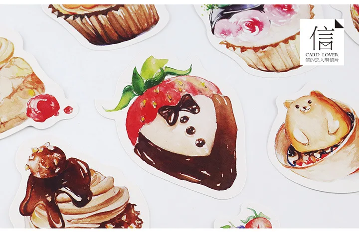 30 шт./лот японский нерегулярные Почтовые открытки торт время Kawaii Мультфильм Почтовые открытки с милой DIY конверт подарок карта Creative Закладки