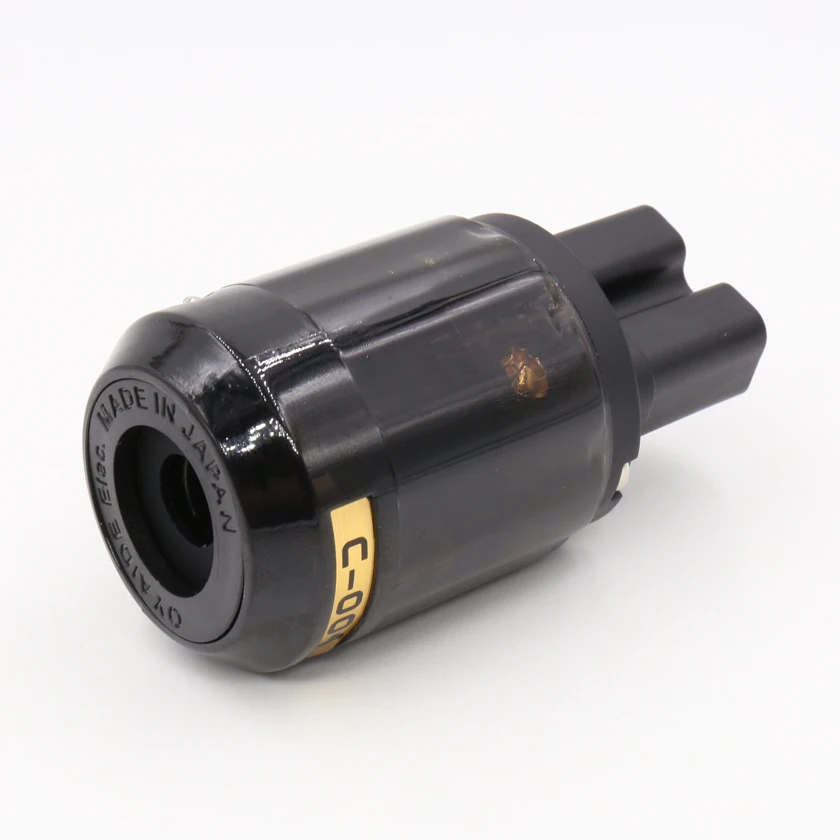 2 шт. Hifi C-004 Чистая медь родий palted IEC разъем питания для DIY аудио провод питания