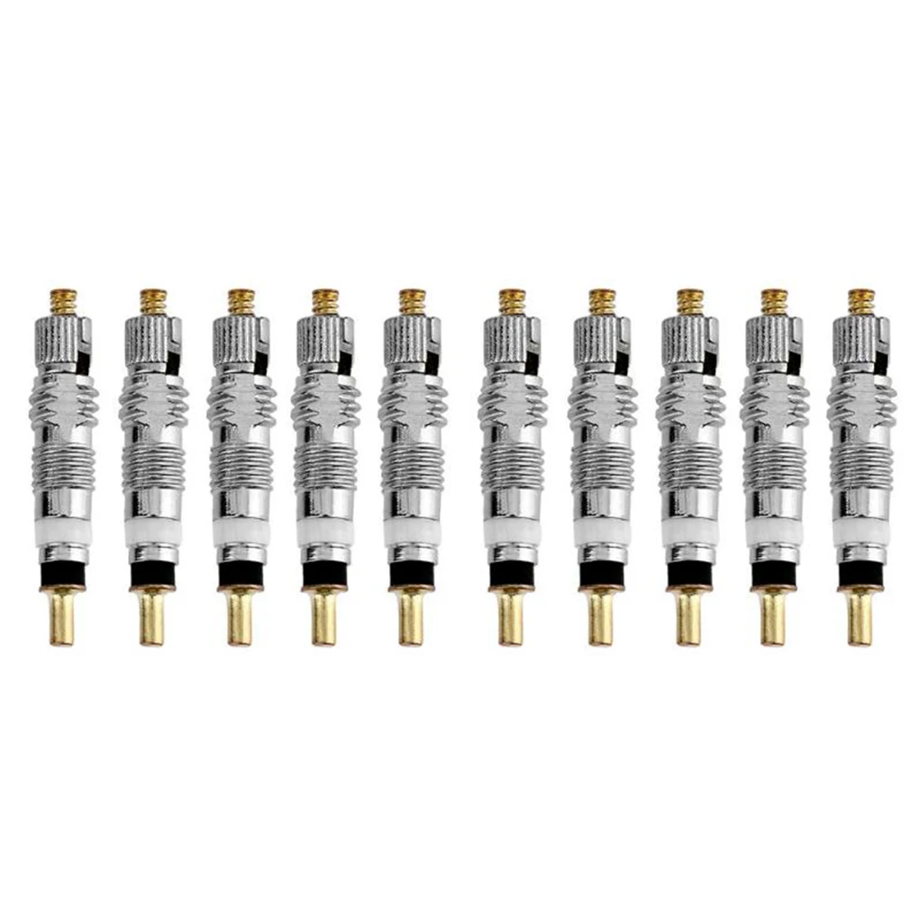 10PCS/Set Metal Copper Detachable Presta Valve Core Bicycle Road Bike Valve Core French Air Pump Valve