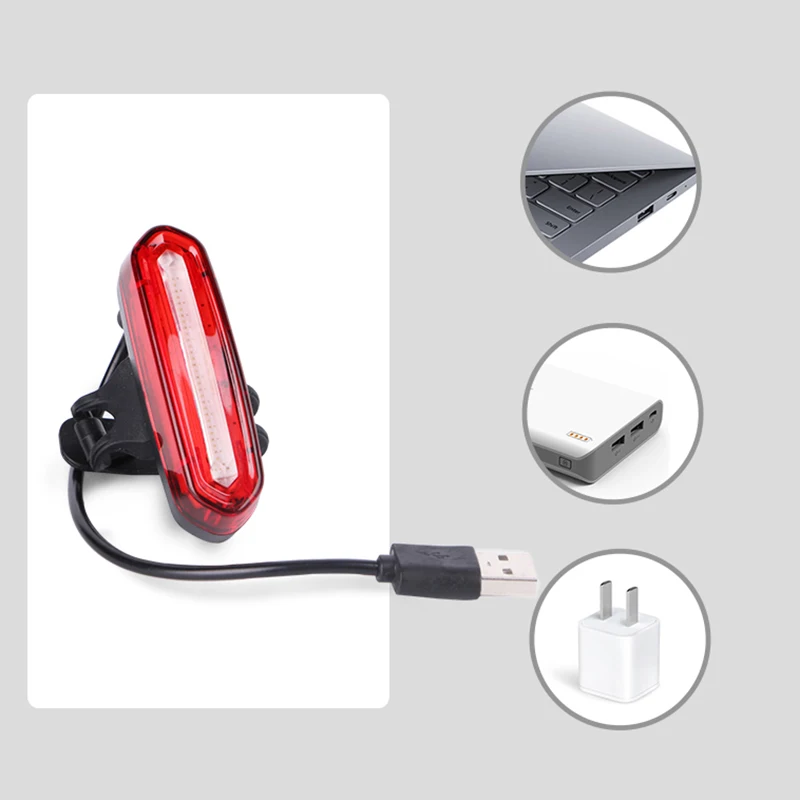BMDT-120lm USB Перезаряжаемый светодиодный велосипедный светильник, велосипедный Подседельный штырь, задний фонарь для велоспорта Предупреждение ющий шлем, свет ночная безопасность для езды