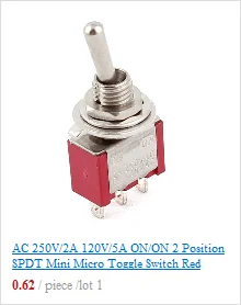 220V 10A SPDT нескользящий пластиковый мгновенный Электрический Переключатель педали