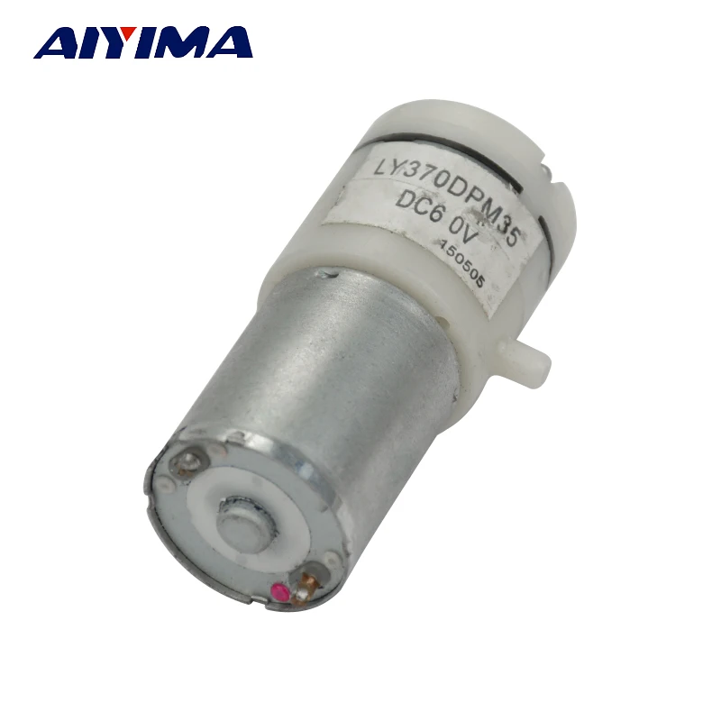 

AIYIMA Used Mini Vacuum Pump Self-priming Pumps 3.7 V 5 V 6 V DC 370 Negative Pressure Booster Super Mute