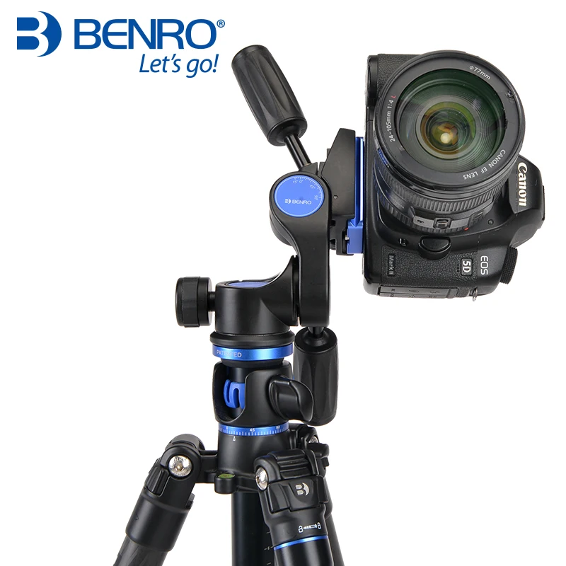 Benro серии HD 3-сторонний выход с головкой штатива HD1A Профессиональный паньхеад сплава магния Вес