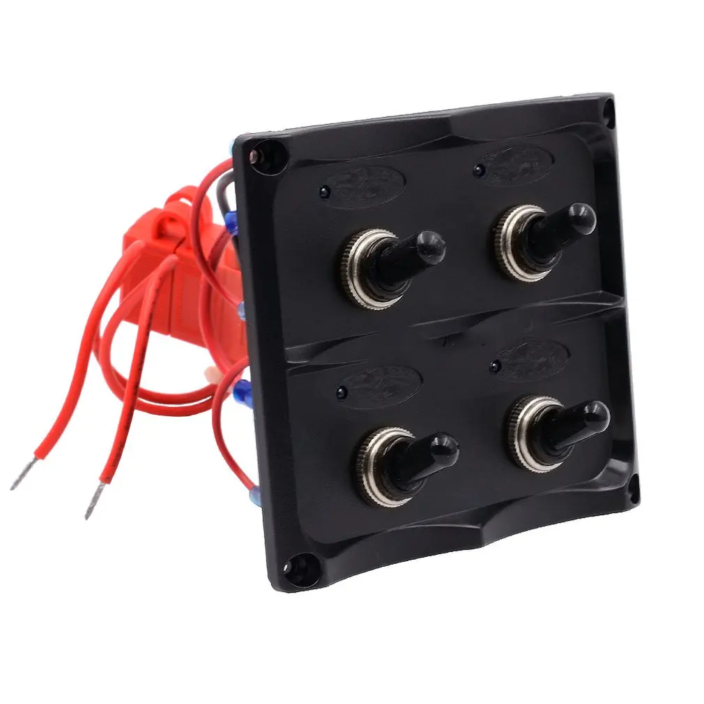 

New CS-428A1Waterproof Car Auto Boat Marine LED Rocker Switch Panel