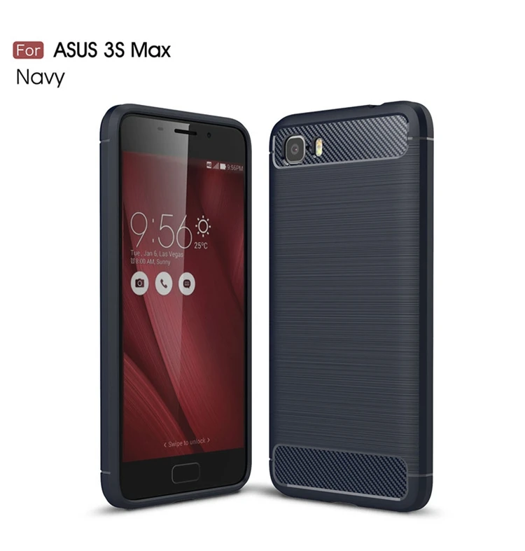 Чехол TRISEOLY для asus Zenfone Peg asus 3 s Max ZC521TL роскошный углеродный чехол из матового ТПУ для asus Zenfone 3 s Max 5,2"