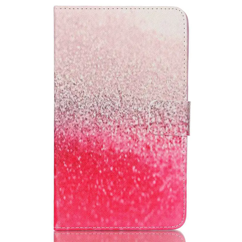 A006 Модный кожаный чехол с рисунком для samsung galaxy tab 4 7,0 T230 T231 T235 tablet принципиально флип подставка, гнездо для карточек Обложка кошелька - Цвет: A006