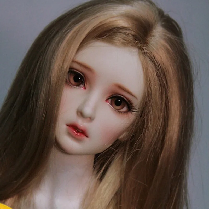 Allaosify 1 шт. кукольные волосы bjd1/3 bjd парик 60 см высокая температура шелк парик для шарнирной куклы волос