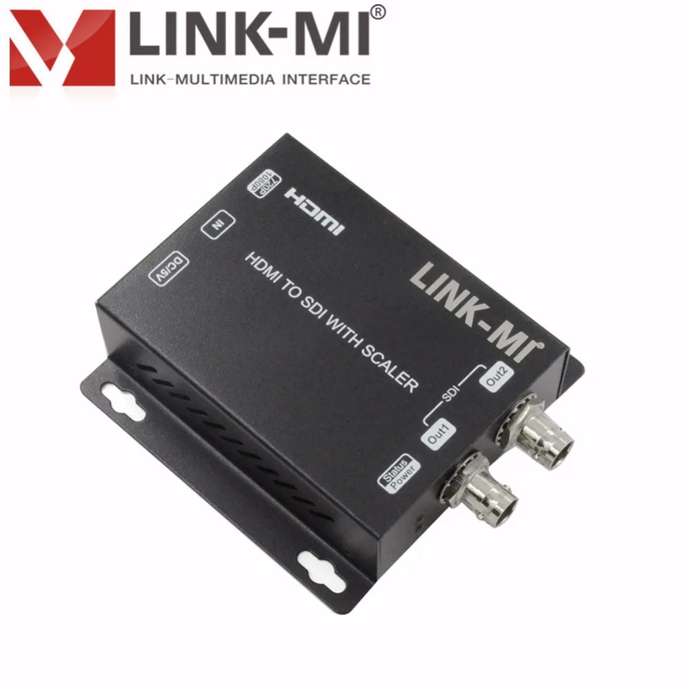 LINK-MI HSD2 Встроенный аудио 1080P HD видео HDMI к SDI Upscaler конвертер