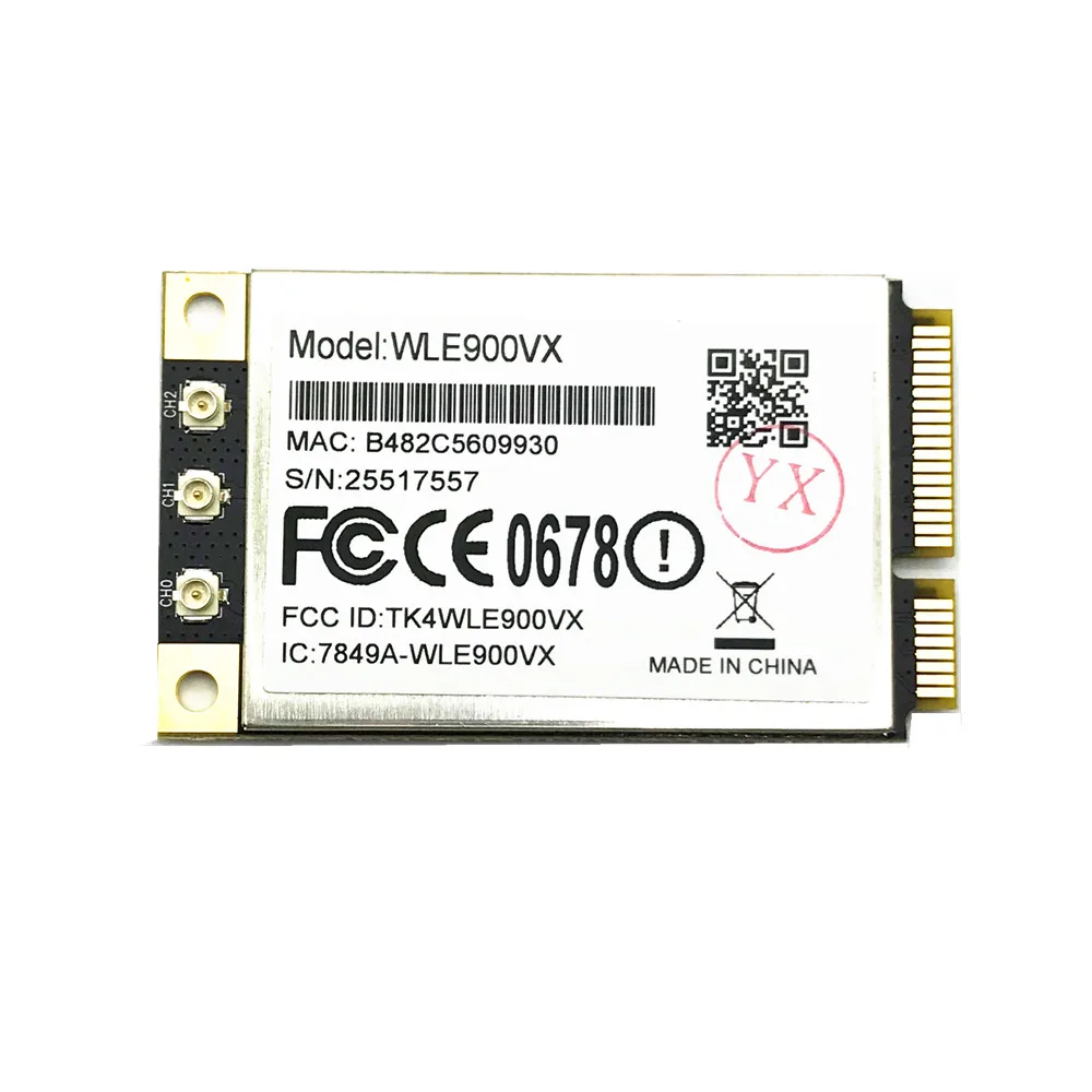 Compex WLE900VX Atheros QCA9880 802.11AC 1300 Мбит/с 3x3 Dual Band 2,4/5 ГГц MINI PCI-E карты