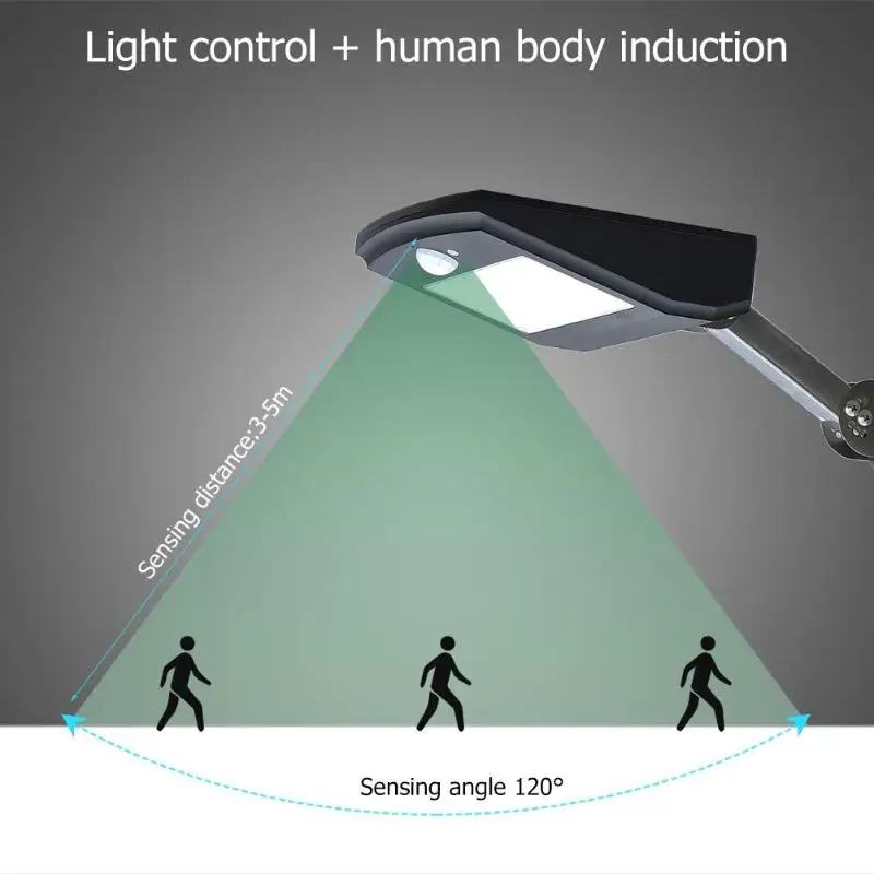 46LED Solar Lights Adjustable SMD2835 Night Lamp for Outdoor Garden Street