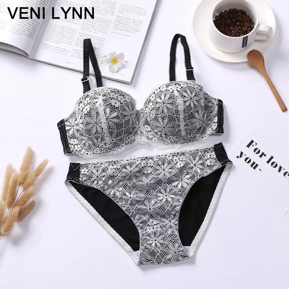 VENI LYNN Young Girls наборы бюстгальтер+ трусы Маленькая грудь Нижнее белье для подростков комплект для девочек и трусики для девочек