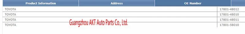 Воздушный фильтр для TOYOTA COASTER Bus/TOYOTA DYNA 200/150/HIACE II универсал/Land Cruiser OEM: 17801-58010 1780158010