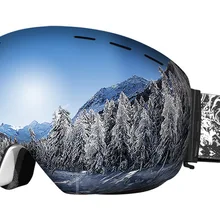 Зимние лыжные очки для снежных видов спорта, сноуборд, двойные линзы, противотуманные лыжные очки, очки для мотокросса, лыжные маски, очки