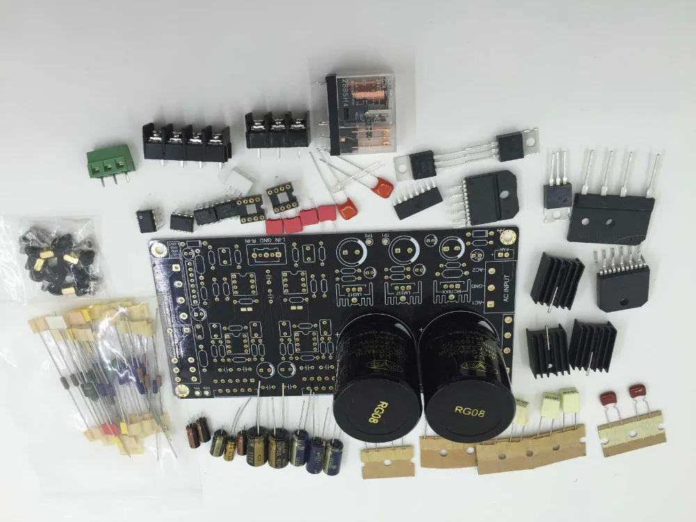 Классический LM3886 DC Servo 5534 независимый операционный усилитель 68 Вт+ 68 Вт выходной стерео усилитель мощности комплект