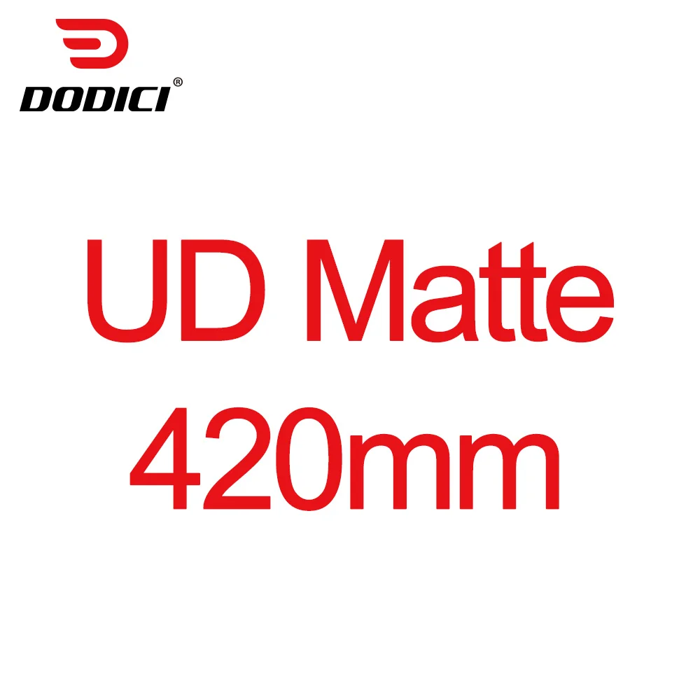 UD matte 420mm DODICI UD велосипедный руль черный матовый блеск логотип отделка руль полностью из углеродного волокна, шоссейный гнутый корпус руля с стволовых 31,8*400/420/440 мм - Цвет: UD matte 420mm