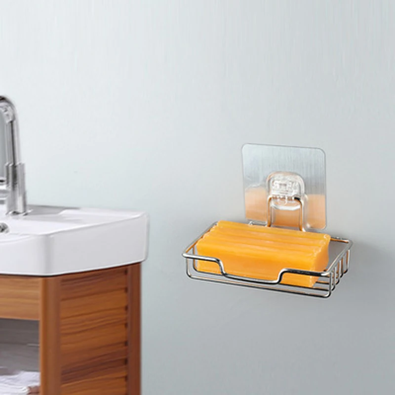 Космическая ванная 304 вешалка для мыла из нержавеющей стали крюк с пряжкой полка