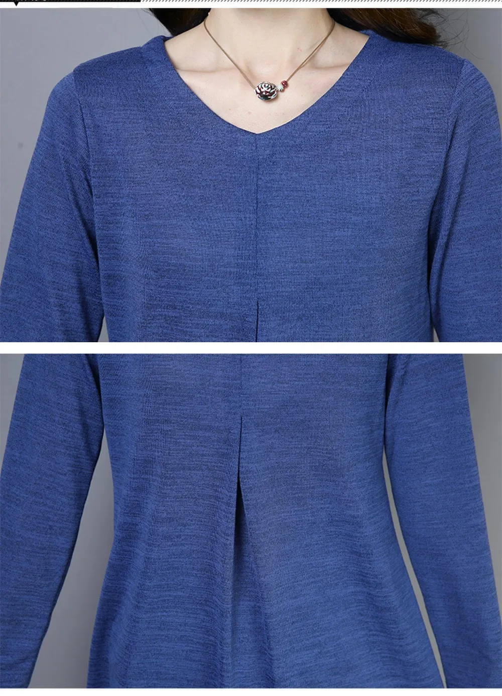 5xl Плюс большой размер blusas feminina весна осень зима корейский женский топ длинный рукав футболка v-образный Вырез Топ женский Y1617