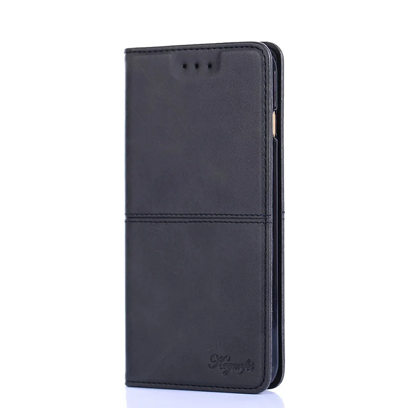 Oukitel C12 Pro Чехол Oukitel C12 Pro крышка Автоматическая Адсорбция кошелек кожаный чехол-книжка чехол для Oukitel C12 Pro Чехол 6,18" - Цвет: black