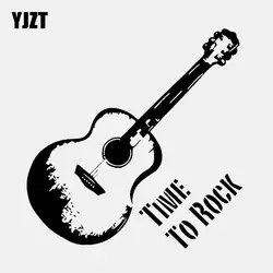 YJZT 13,7 см * 13,9 Любовь Музыка время рок Vinly Мотоцикл стикеры C22-0571