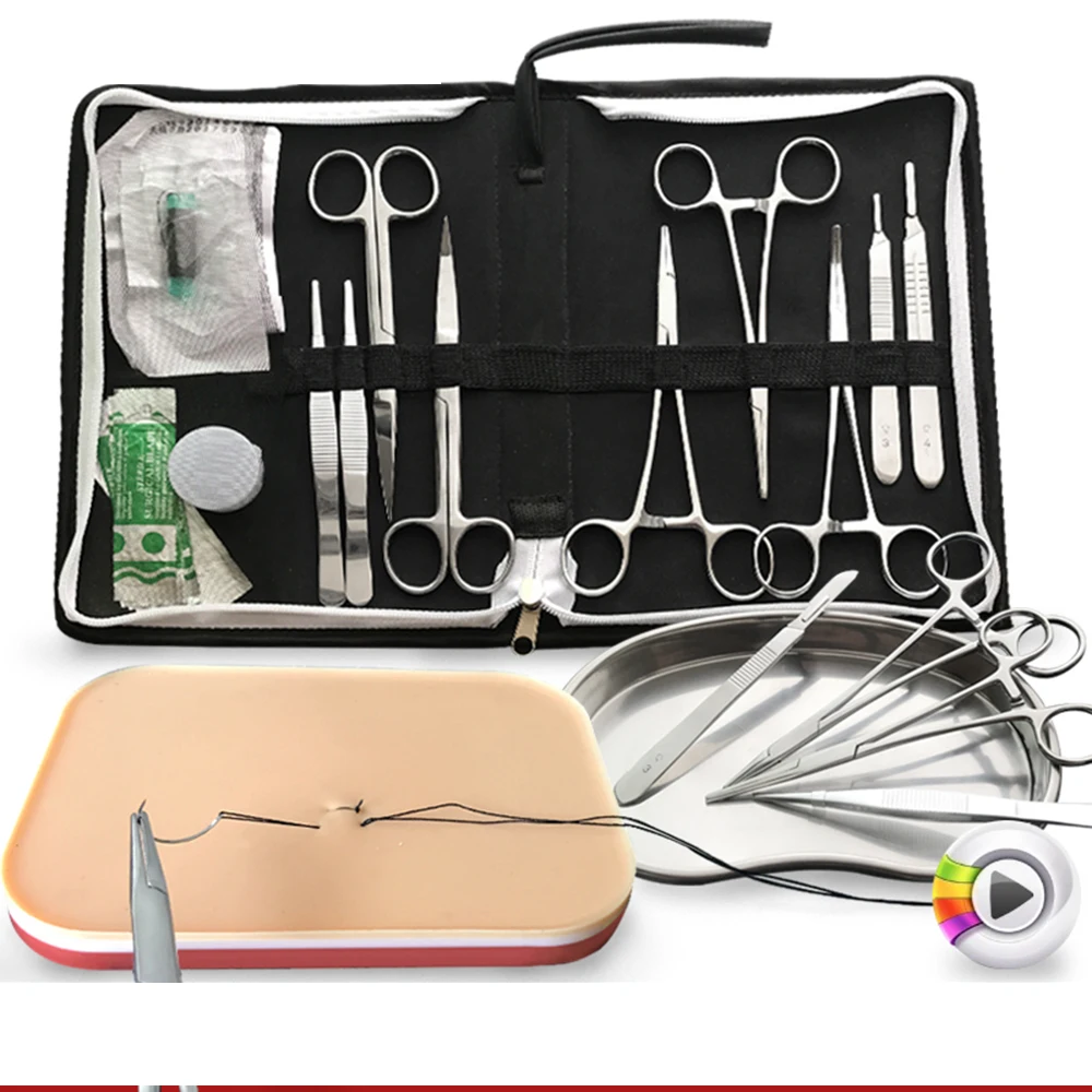

6/8/12pcs/set Surgical suture tools, operation training instrument tool kit for Medical/science/Students