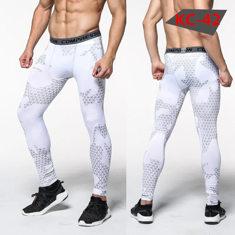 Trousers white grid Сжатия Повседневная Мужская Печать Мужчины Штаны детские узкие брюки - Цвет: Trousers white grid