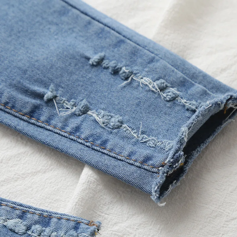 Light Blue High Waist Jeans Woman Spring Summer Skinny Jeans Woman Vaqueros Mujer Ripped Pencil Jeans Leggings Denim Pants C4389 Light Blue High Waist Jeans Woman Spring Summer Skinny Jeans Woman Vaqueros Mujer Ripped Pencil Jeans Leggings Denim Pants C4389