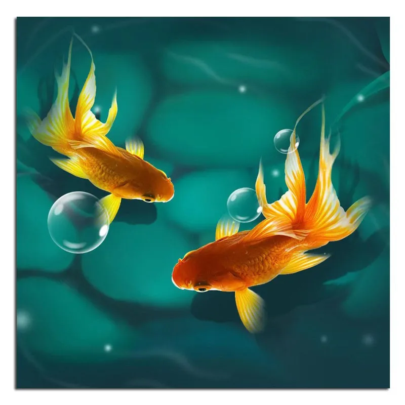 Рыба для купания 40x40 см полная Алмазная вышивка 3d Алмазная вышивка крестиком модная Алмазная мозаика фотографии Стразы
