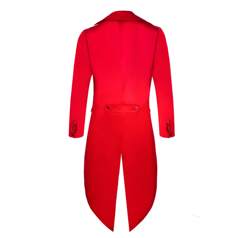 Мужской пиджак в стиле ласточкин хвост однотонный свадебный смокинг стимпанк