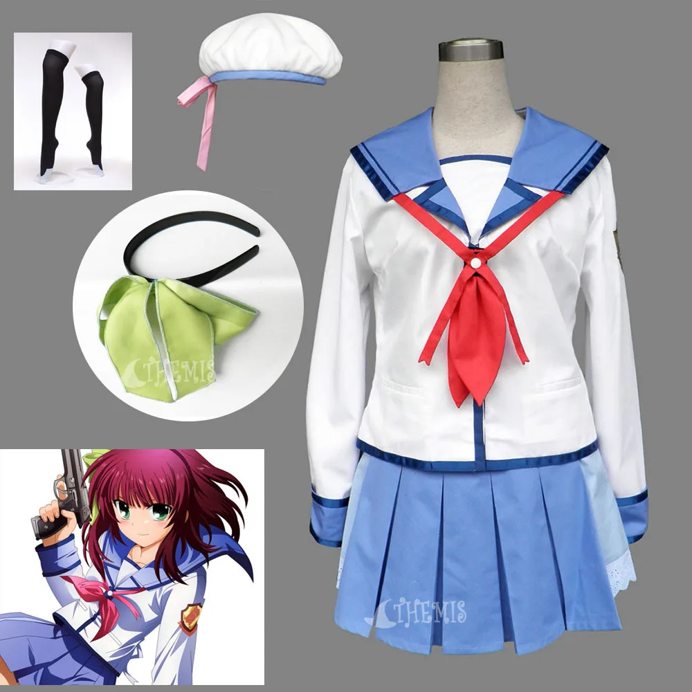 Athemis Хэллоуин Ангел Накамура Юри маскарадные костюмы платье для девочек со