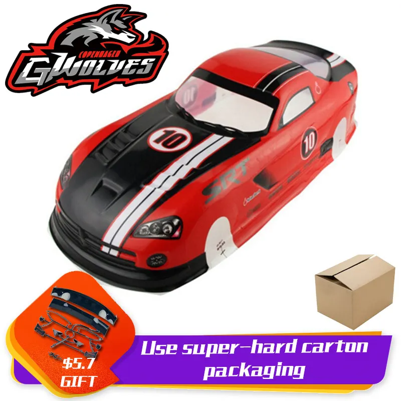37 видов 1/10 RC автомобиль 195/190 мм ПВХ Окрашенный корпус с хвостом для 1:10 RC хобби гоночный Дрифт автомобиль hsp yokomo hpi ZD TAMIYA - Цвет: 12