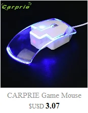 CARPRIE, игровая мышь, 1200 dpi, USB Проводная мышь, оптические ультра тонкие Игровые Мыши для ПК, ноутбука Jun1, заводская цена,, высокая скорость