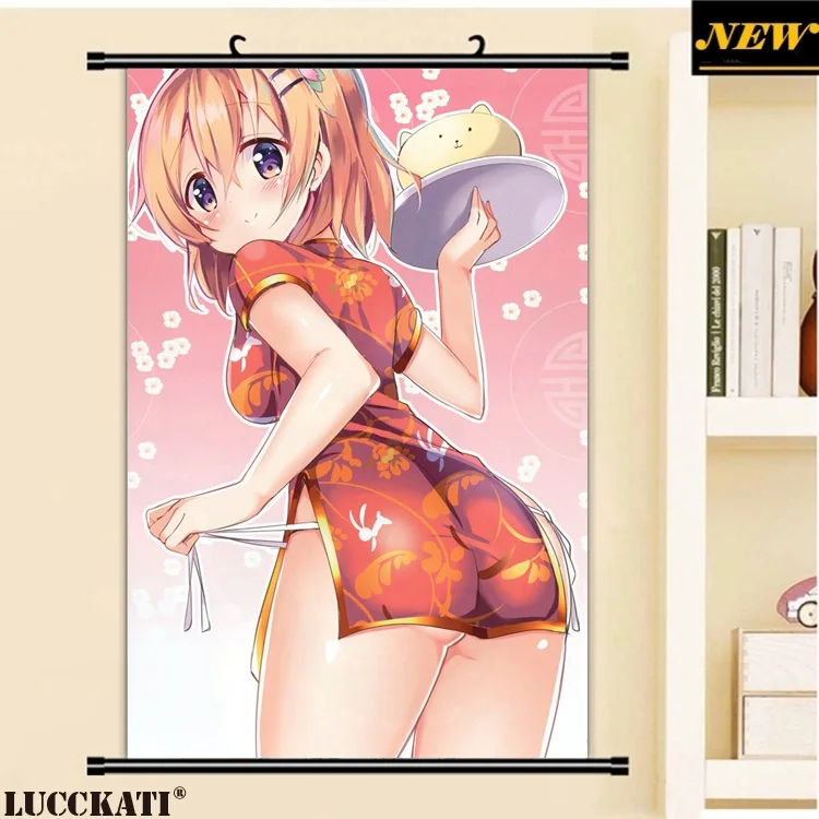 18ass chinadress gochuumon_wa_usagi_desu_ka- hoto_cocoa kurou_(quadruple_zero) pantsu string_panties tagme undressing_