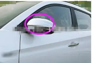 Для hyundai Tucson ABS Chrome заднего вида сбоку Чехлы для зеркал 2 шт