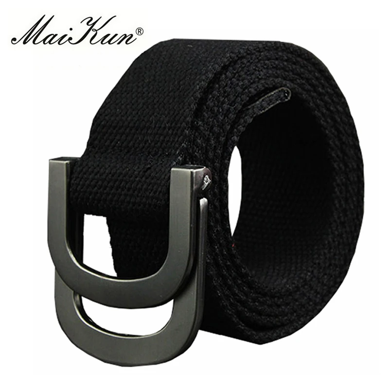 

Casual Men's Canvas Belts for Man Women Strap Tactical Belt for Military Jeans Double Ring Buckle Belts Cummerbunds