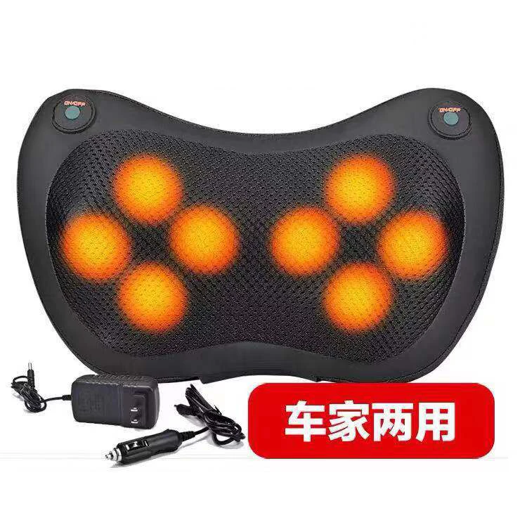 Подогреваемые ролики шиацу массажер для спины шеи глубокая ткань разминание