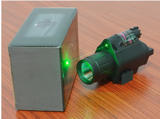 2 в 1 страйкбол охотничьи M6 CREE светодиодный тактический фонарь 200LM Лазерные фонарики комбо/свет+ зеленый лазерный прицел ж/Хвост переключатель