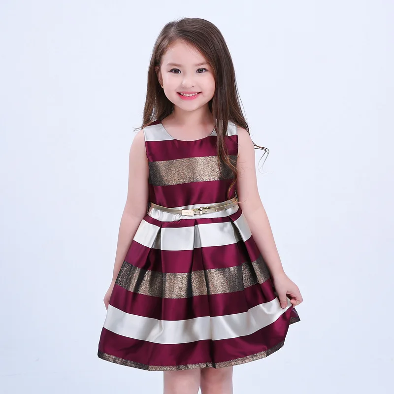 2017 Summer Children Girls Dresses Lovely Baby Girls A Line Dress Baby