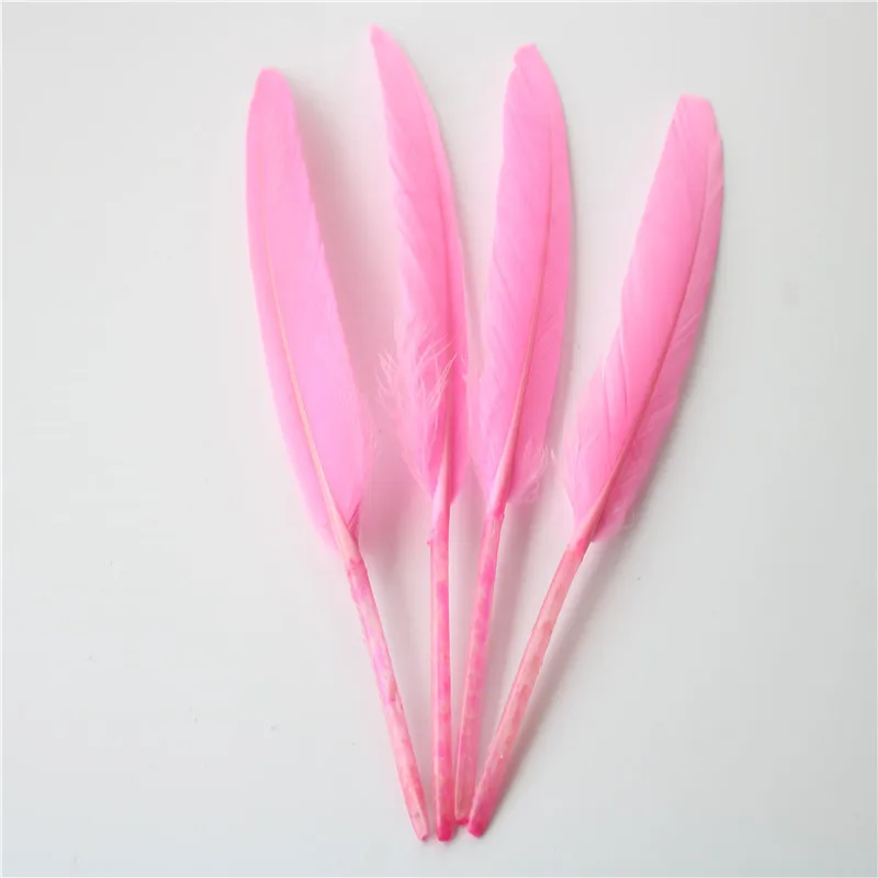 pink Лидер продаж! 20 Красивые утиные перья и Diy гусиное перо аксессуары для шитья - Color: pink