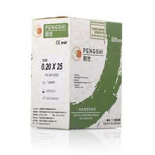 10 коробок одноразовая Стерильная акупунктура иглы одноразового Применение 500 шт./кор. акупунктурная игла из нержавеющей стали ушко иглы массажер