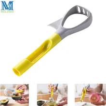 Utensilio para quitar semillas y huesos de fruta, multifunción, 2 en 1, aguacate, pera, manzana, pelador de frutas, utensilios de cocina