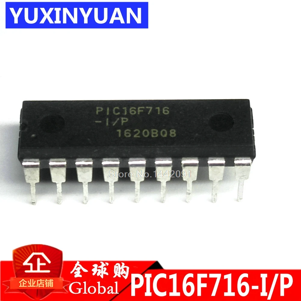 1 шт PIC16F716 PIC16F716-I/P DIP18 5 шт./лот