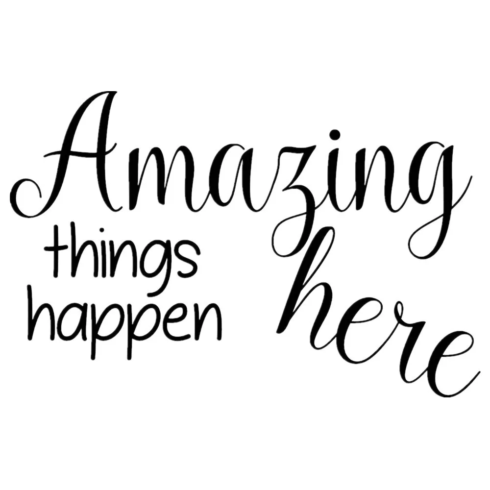 DIY обои с надписью удивительные дела здесь съемное искусство виниловая настенная